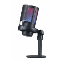 Конденсаторный микрофон ME6S USB RGB черный