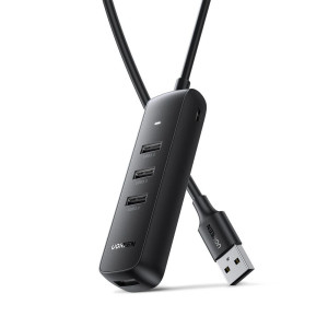 Размножитель UGREEN USB 4 Порта 3.0 Длина 1-метр Черный цвет CM416