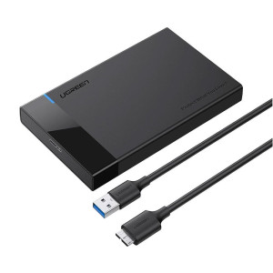 Кейс UGREEN для HDD и SSD 2.5" Подключение USB 3.0 на MicroUSB  Интерфейс 2.5" US221