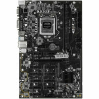 Материнская плата B250 China LGA 1151 2xDDR4 12xPCI Б/У