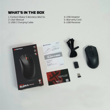 Мышь беспроводная игровая Fantech BLAKE WGC5S-4