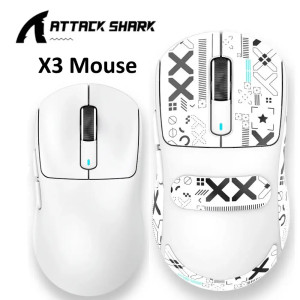 Игровая мышь ATTACK SHARK X3 беспроводная сенсор Pixart 3395