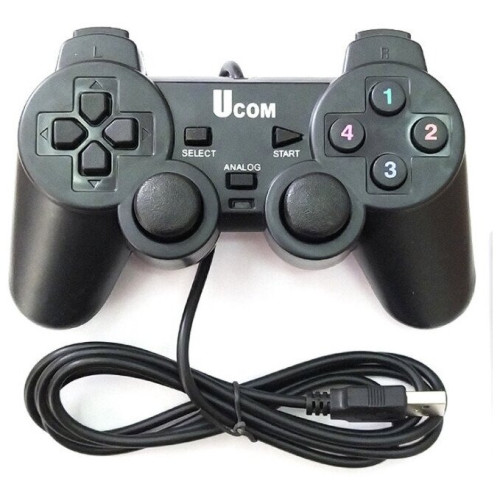 Геймпад проводной Ucom черный двойной