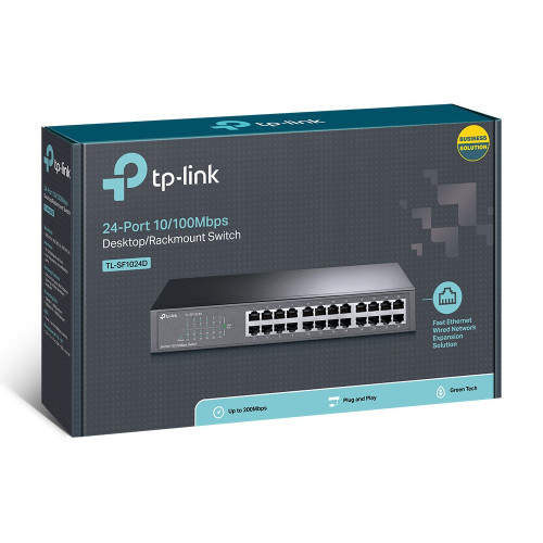 Коммутатор TP-Link TL-SF1024D 24 портов 100 Мбит/с Коммутатор TP-Link TL-SF1024D 24 портов 100 Мбит/с