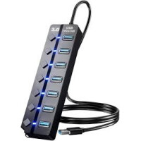 USB-концентратор USB 3.0 (7 портов, кабель 1.2 м)