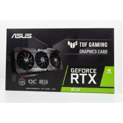Видеокарта NVIDIA GeForce RTX 3070 ASUS TUF Gaming 8GB GDDR6 с коробкой (Б/У)