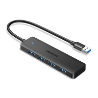 Размножитель UGREEN USB 4 Порта Интерфейс USB 3.0 Длина 1-метр CM219