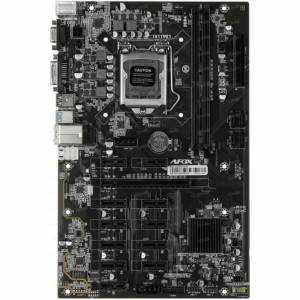 Материнская плата B250 China LGA 1151 2xDDR4 12xPCI Б/У