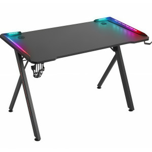 Игровой стол RS RGB-подсветка Карбон