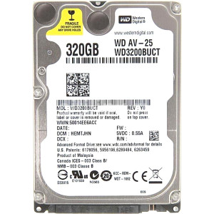Накопитель HDD 2,5" 320 GB Western Digital Pullout
