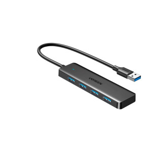Хаб UGREEN CM219 (35574) 4шт USB 3.0 - кабель 1 м