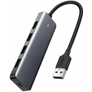 Хаб UGREEN CM219 (50985) 4шт USB 3.0 - кабель 15 см