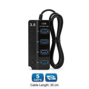 Размножитель ​USB 4 Порта 3.0  Длина 30см